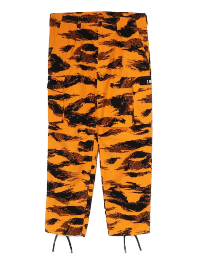Cargo nohavice BAPE Tiger Camo Relaxed Fit Military Pants Oranžová | 1I70-152-002