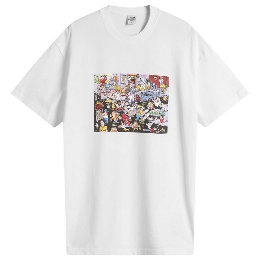 Tričko Polar Skate Co. Street Corner T-Shirt Biela | PSC-W25-28-WHT