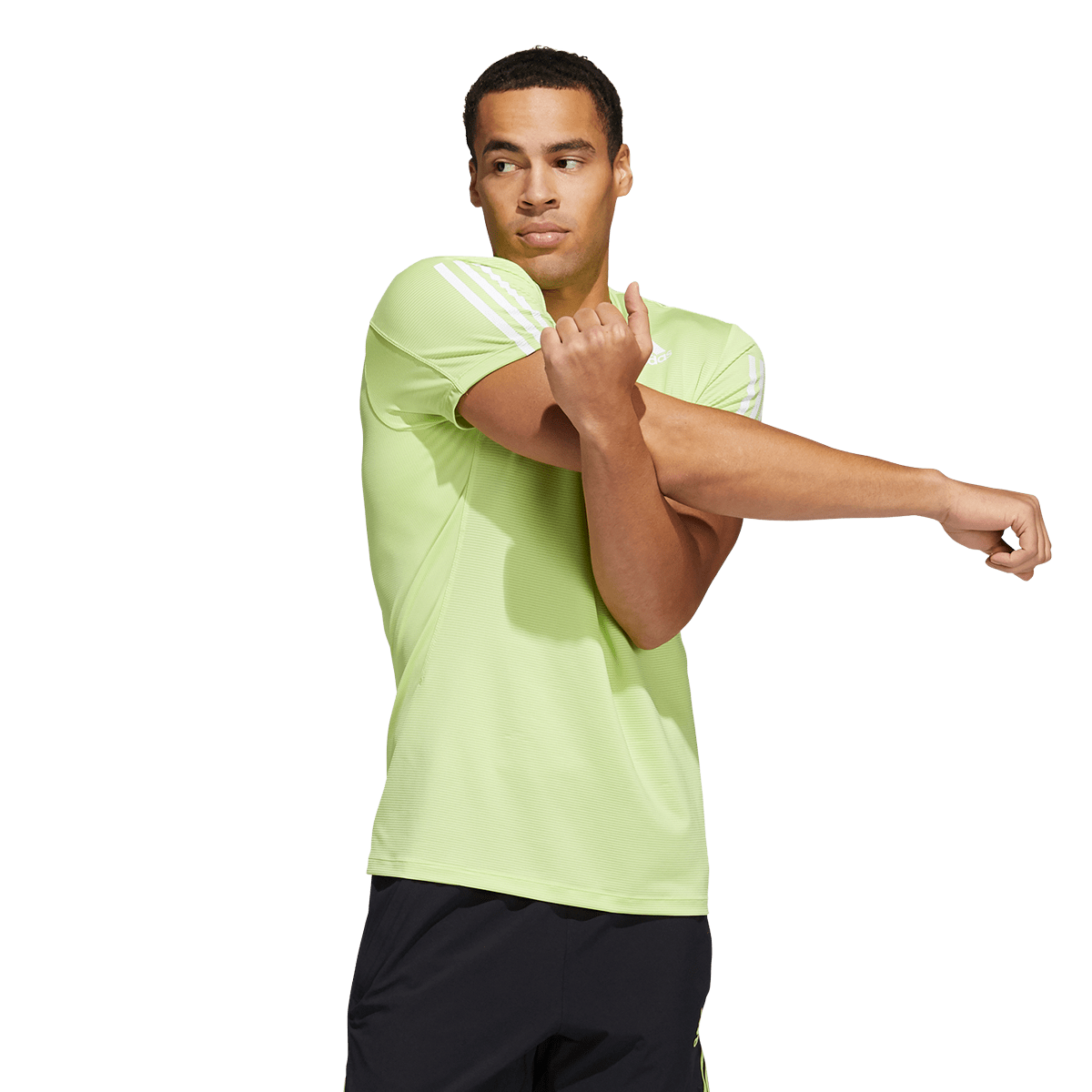 Tričko adidas Originals AERO3S PB Training 3-Stripes T-Shirt Zelené | HE6788, 0