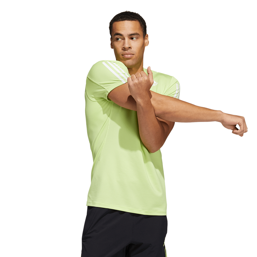 Tričko adidas Originals AERO3S PB Training 3-Stripes T-Shirt Zelené | HE6788