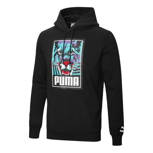Mikina Puma Claw Pack Graphic Hoodie Čierna | 596632-01