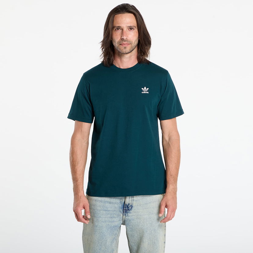 Tričko adidas Originals Trefoil Essentials Tee Zelené | JZ3586