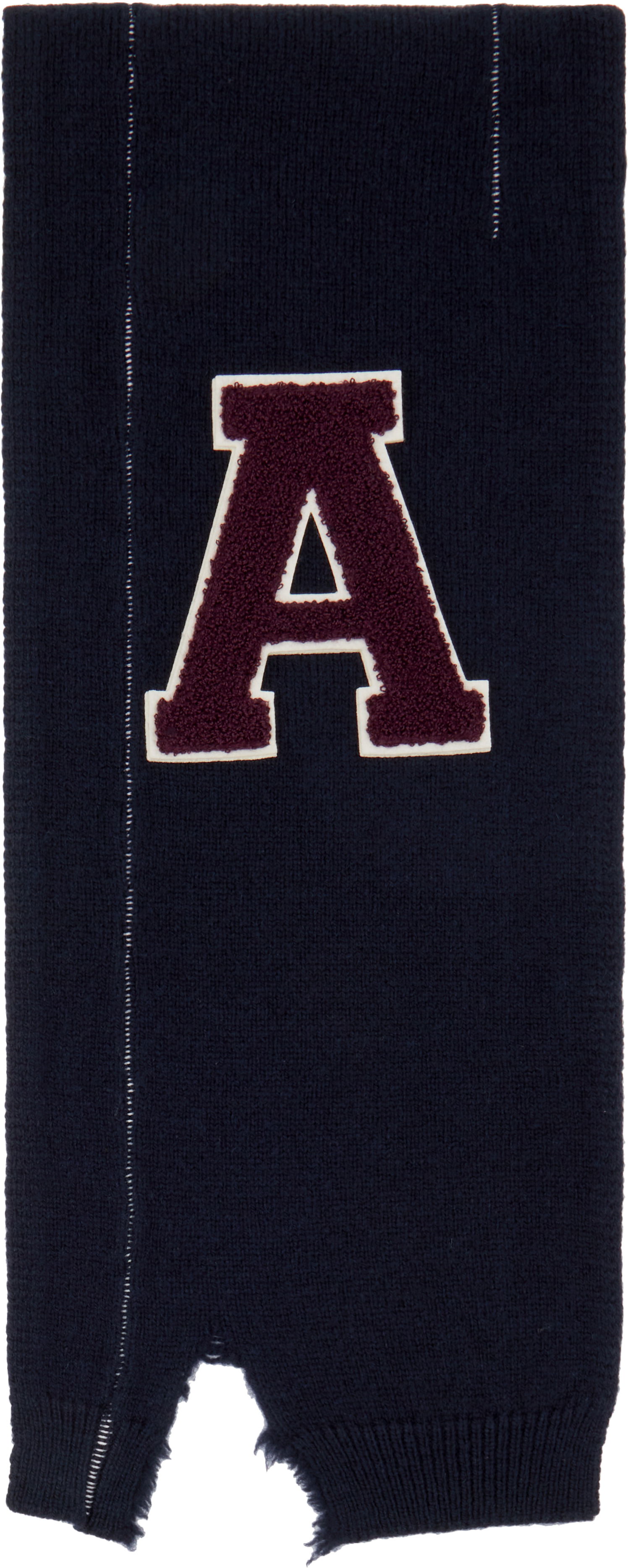 Šál Ambush Knit Letter Appliqué Scarf Modrá | BWMA002F24KNI0014628, 0
