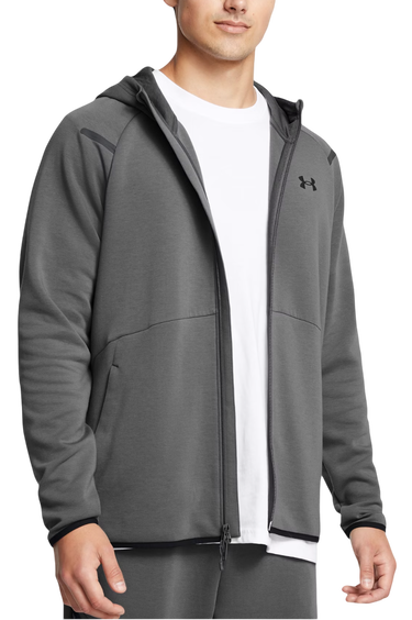 Mikina Under Armour UA Unstoppable Flc FZ HD Hoodie Šedá | 1389352-025, 0
