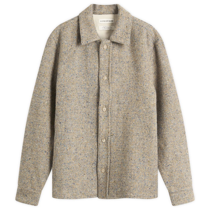 Bunda A Kind of Guise Cullu Speckled Tweed Overshirt Rôznofarebný | 157-14804-626