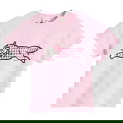 ICECREAM Houndstooth Running Dog Baby T-Shirt, Size Large