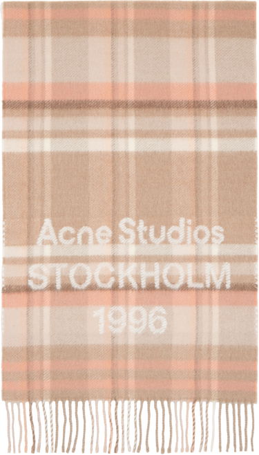 Šál Acne Studios Wide Check Stockholm 1996 Scarf Rôznofarebný | CA0385-, 0