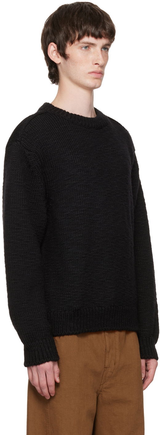 Sveter LEMAIRE LEMAIRE Crewneck Knit Sweater Čierna | KN345 LK123, 1