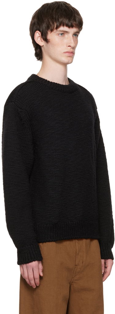 Sveter LEMAIRE LEMAIRE Crewneck Knit Sweater Čierna | KN345 LK123, 1