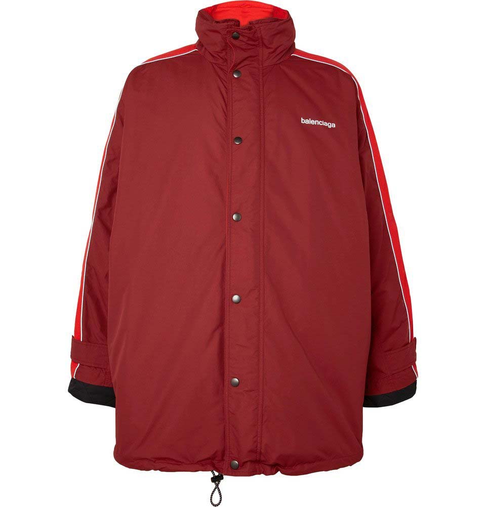 Vetrovka Balenciaga Oversized Padded Windbreaker Červená | 511210 TXD12 6314, 0