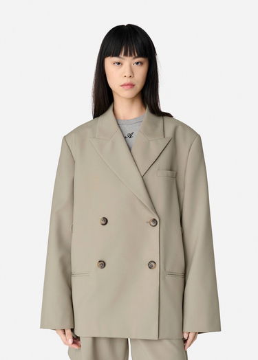 Kabáty AXEL ARIGATO Tailored Double-Breasted Blazer Zelené | A2873002, 2