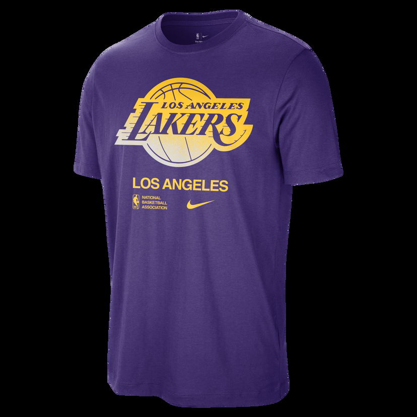 Tričko Nike NBA Los Angeles Lakers Courtside Fialová | HF0878-504