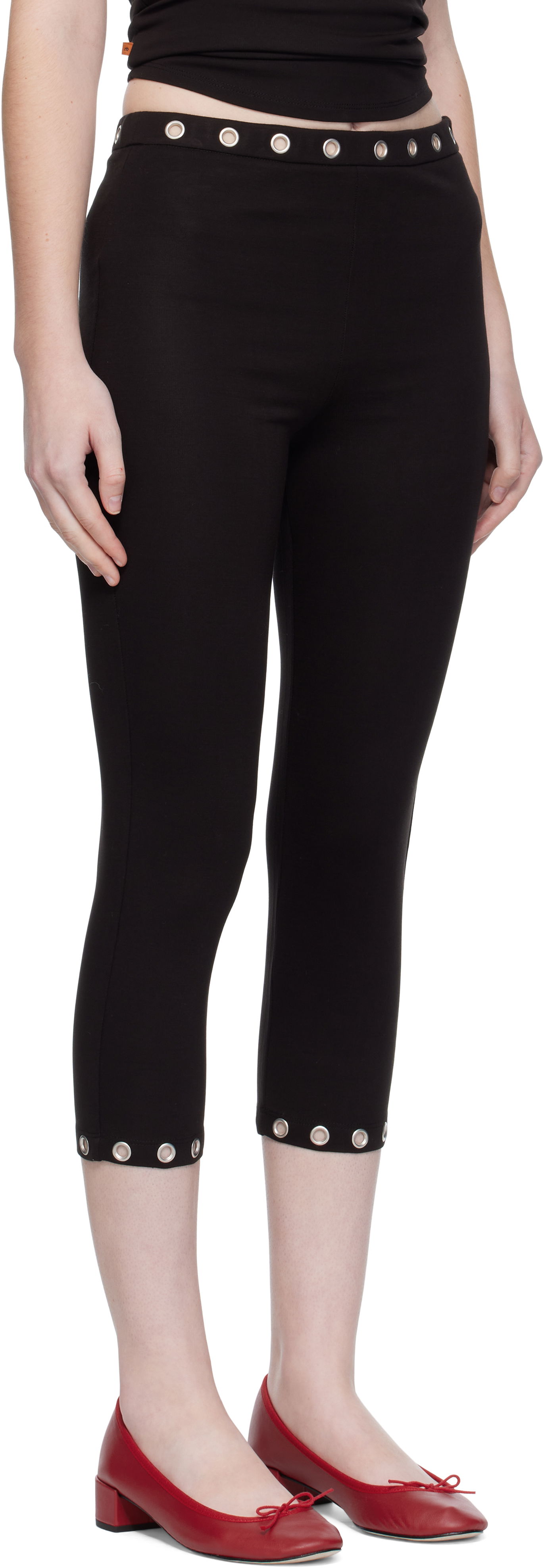 Legíny Miaou Miaou Carla Capri Leggings Čierna | 1065HJBBLK, 1