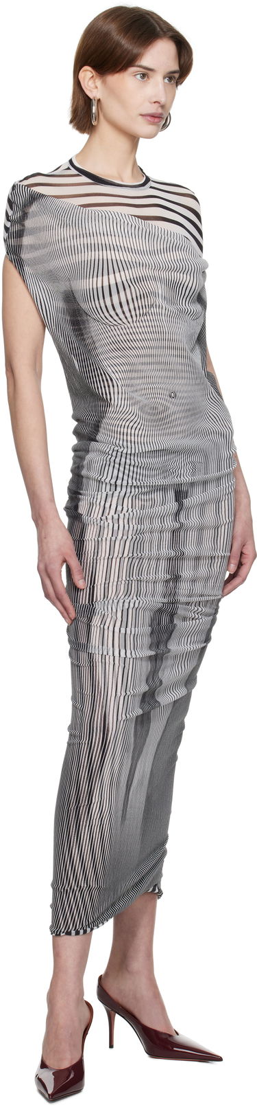 Šaty Jean Paul Gaultier Jean Paul Gaultier Draped Body Morphing Maxi Dress Rôznofarebný | 25/33-F-RO357-T578-0100, 3