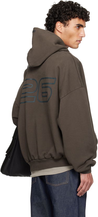 Mikina Fear of God ESSENTIALS Holiday Heavy Fleece 90s Hoodie Hnedá | 192HO256563F, 2