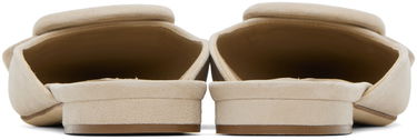Starostlivosť o obuv Manolo Blahnik Manolo Blahnik Maysale Suede Buckle Loafers Béžová | 220-0546, 1