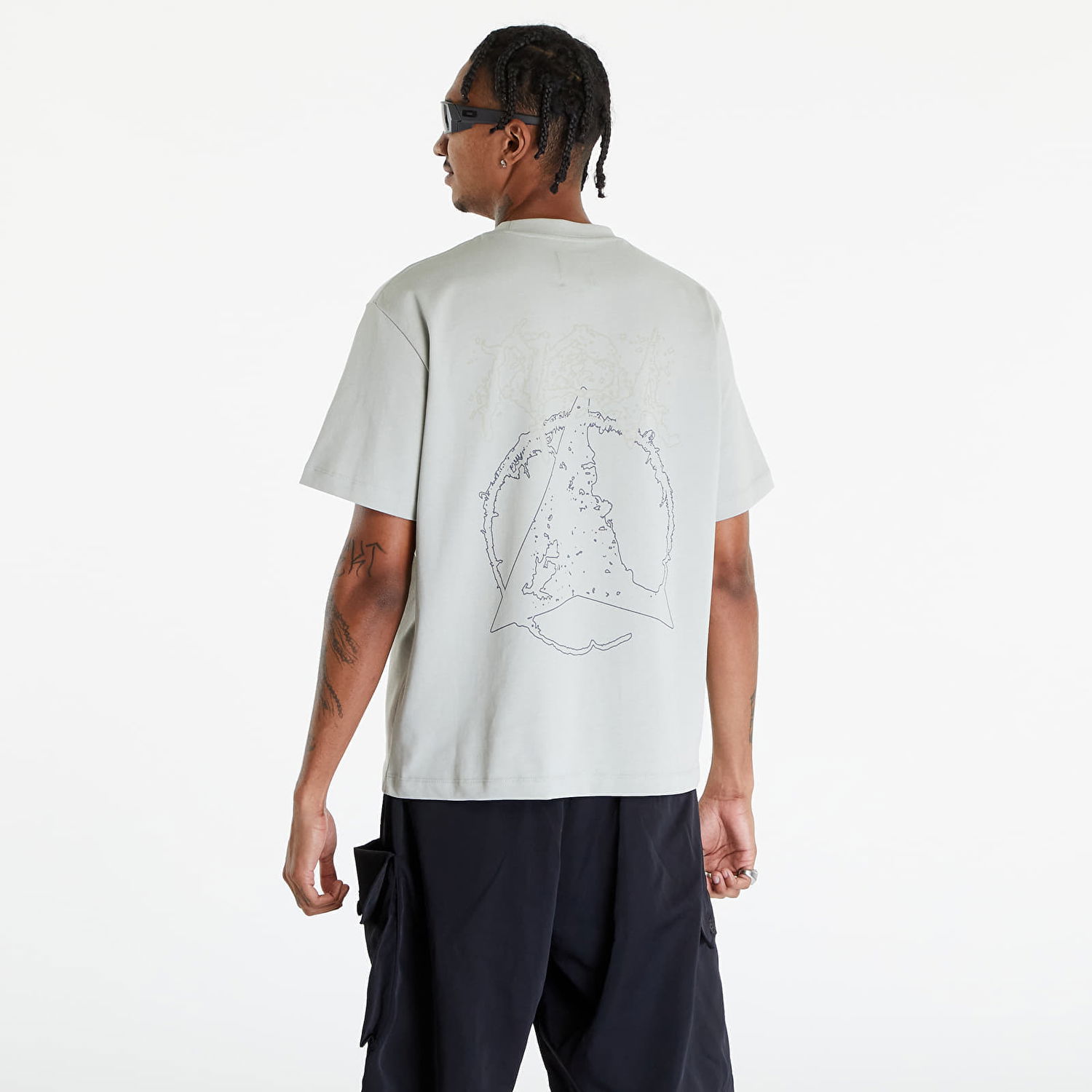 Tričko ROA Shortsleeve Graphic T-Shirt Miriage Grey Šedá | RBMW086FA63 GRY0017, 1