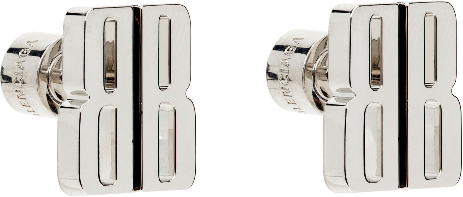 Náušnice Balenciaga Balenciaga Nano XS Stud Earrings Metalická | 831948TZ99S, 1