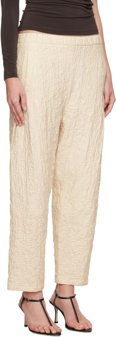 Nohavice Max Mara Max Mara Alamo Textured Ankle Trousers Béžová | 2521786058600, 1
