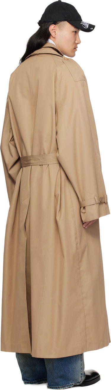 Trenčkot VETEMENTS Vetements Runway Double Trench Coat Béžová | UA66CO400S, 2