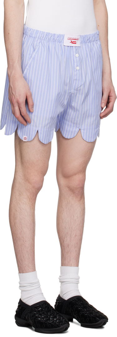 Boxerky Charles Jeffrey Loverboy Charles Jeffrey LOVERBOY Scalloped Boxer Shorts Modrá | 54030402, 4