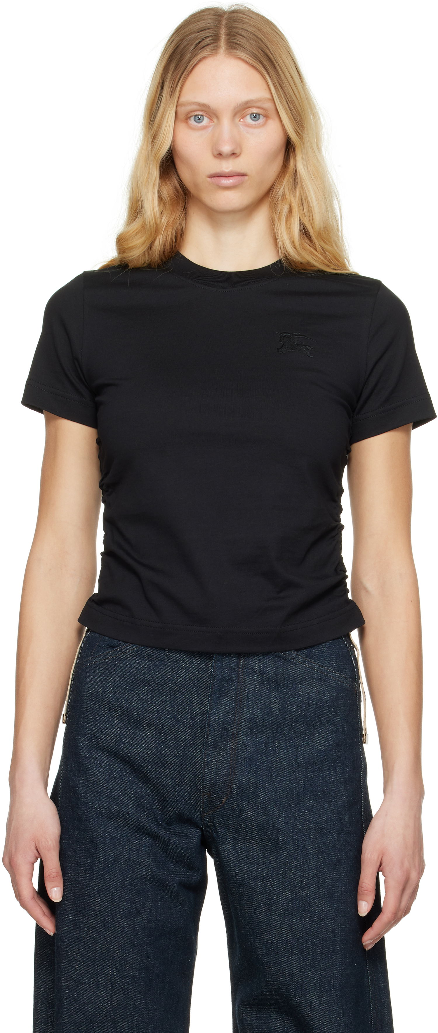 Tričko Burberry Burberry Cotton T-Shirt Čierna | 8109187, 0