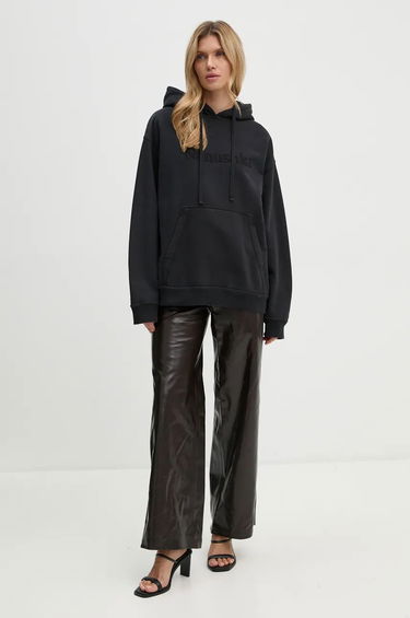 Mikina Nanushka High-Waisted Wide-Leg Pants Čierna | NW24PFOW19271, 1