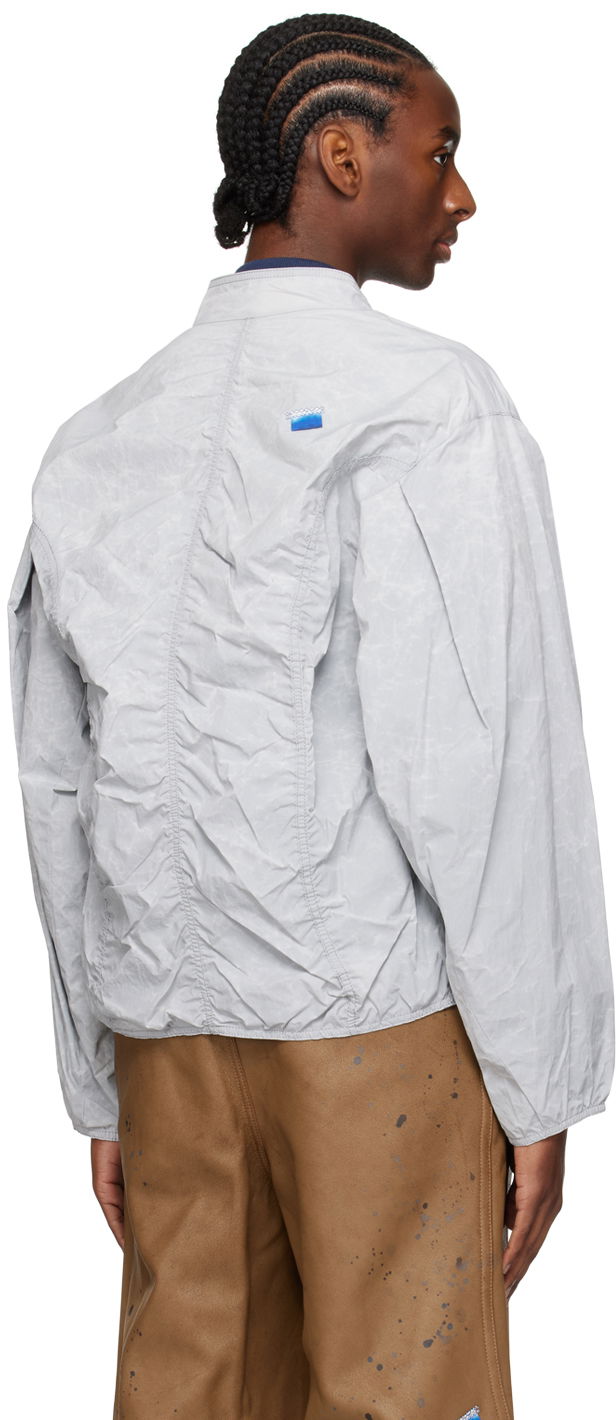 Ruched Bomber Jacket