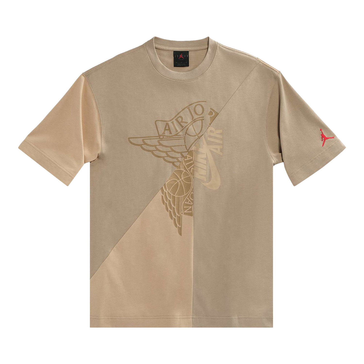 Tričko Cactus Jack by Travis Scott Jordan x Short-Sleeve T-Shirt Béžová | CW3167 247, 1