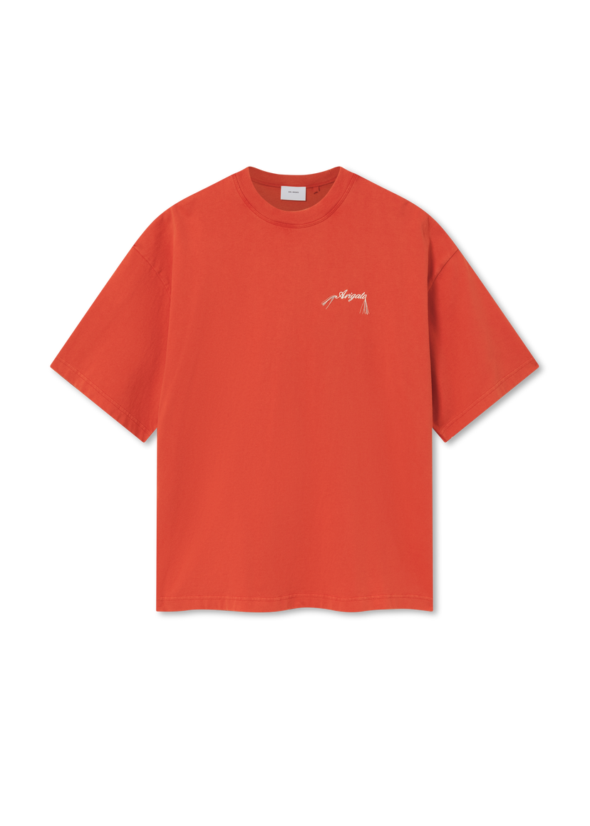 Tričko AXEL ARIGATO Honor Washed T-Shirt Oranžová | A2681009