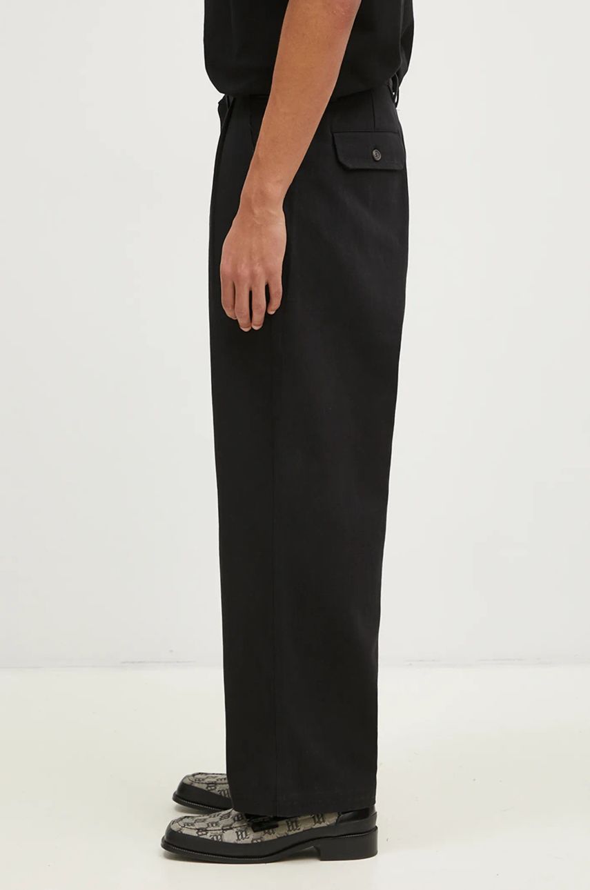 Nohavice Butter Goods Pleated Chino Pants Čierna | BG243717, 1