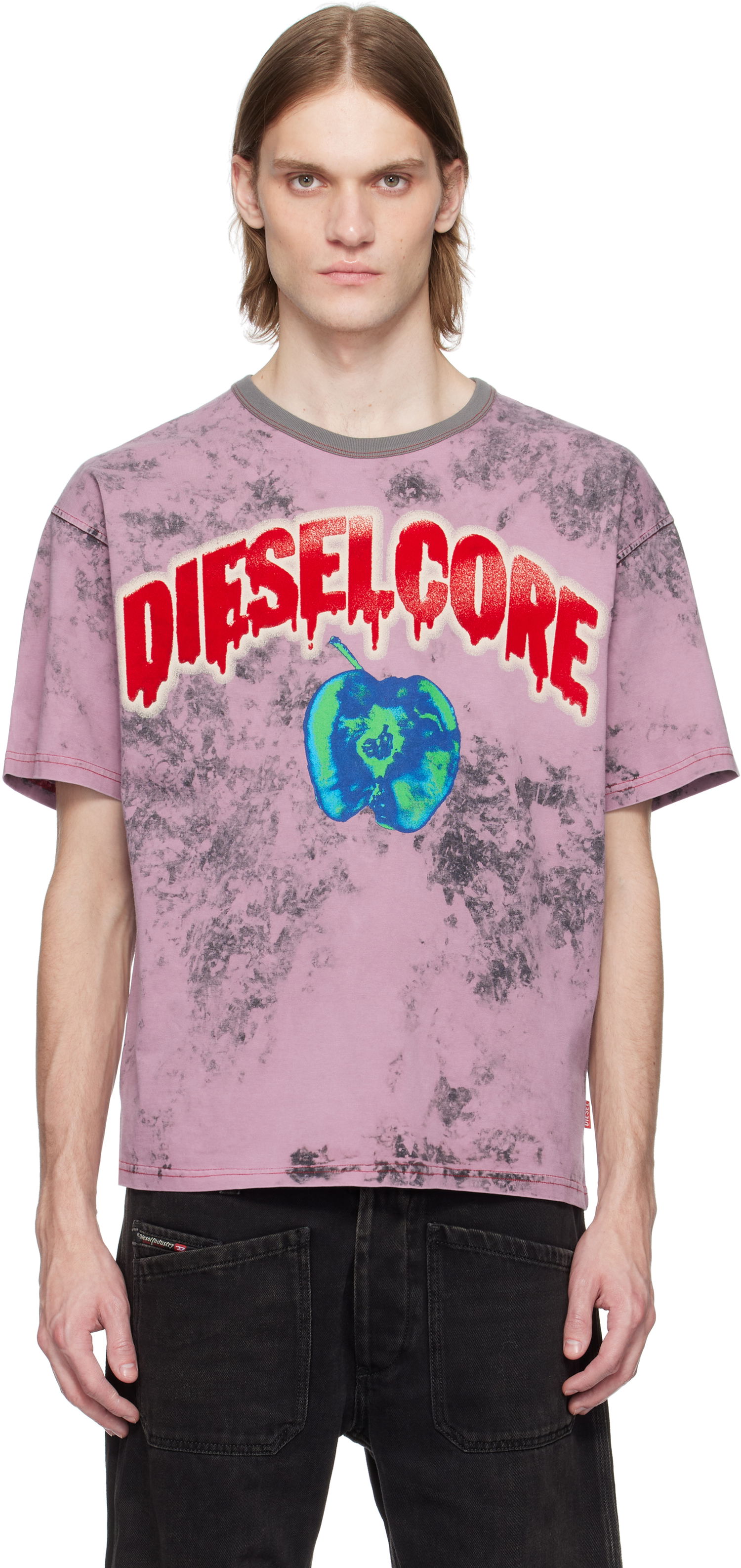 Tričko Diesel Diesel T-Boxt-R9 Graphic T-Shirt Ružová | A16164-0GIAR-3DMA, 0