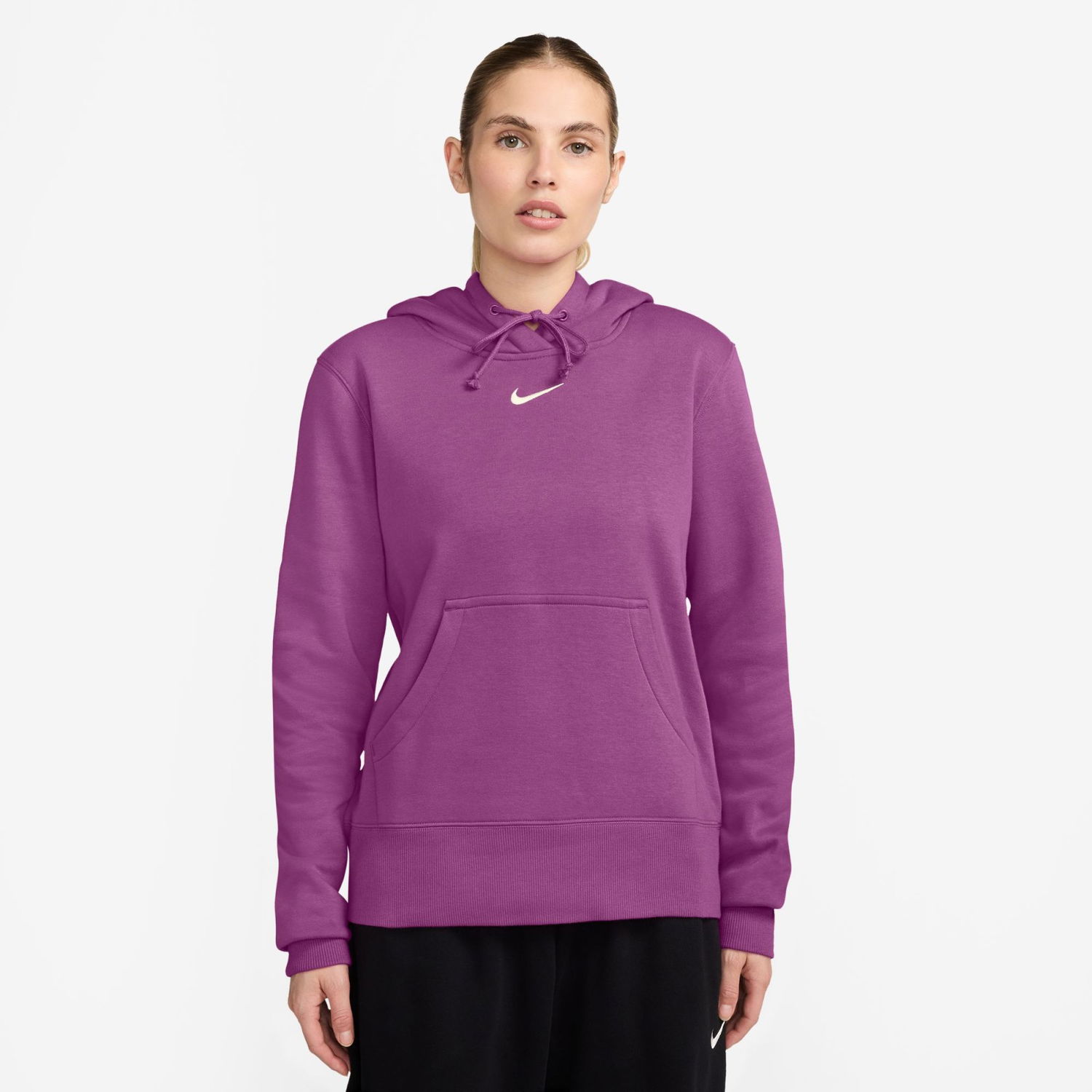 Mikina Nike Fleece Hoodie Fialová | HF6839-518, 0