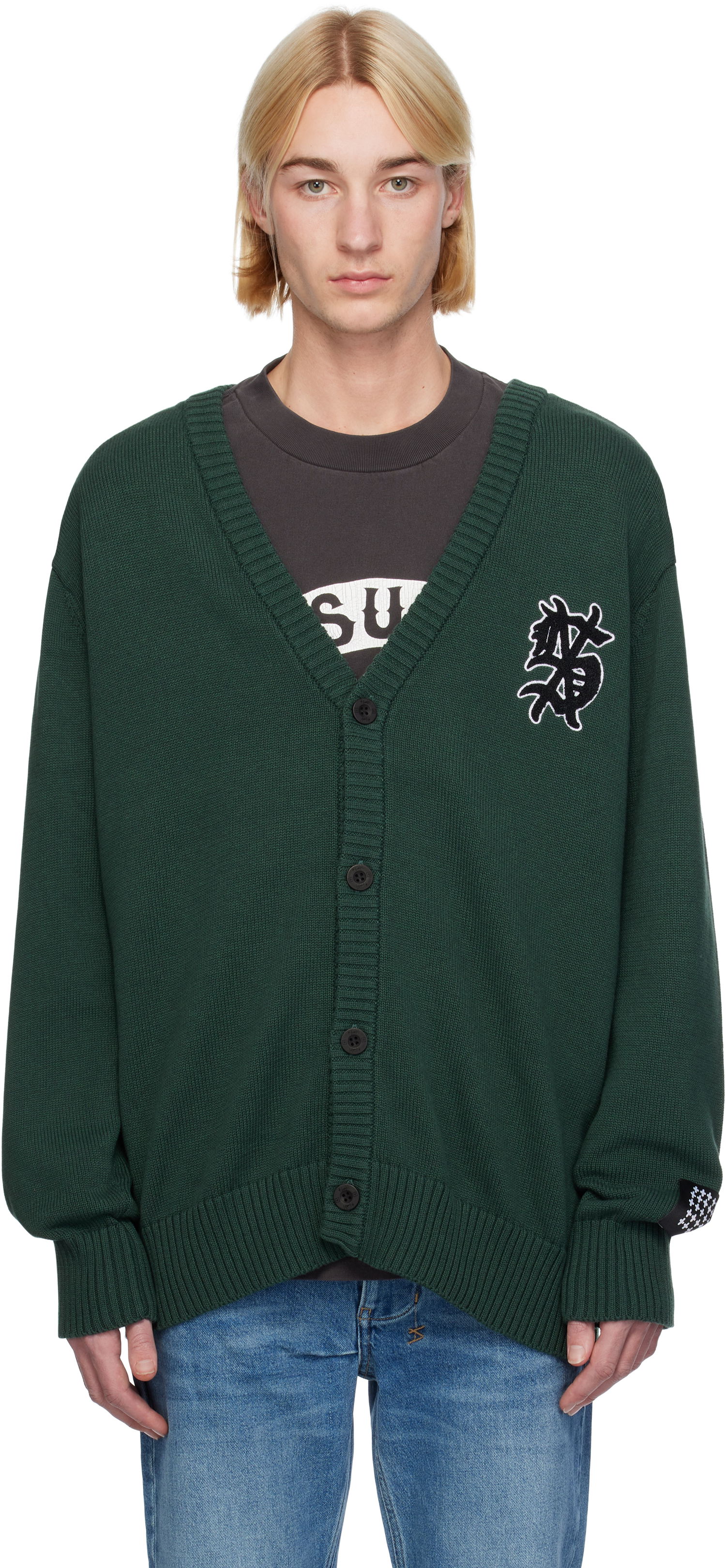 Sveter Ksubi Cardigan Zelené | MFA24KW005, 0