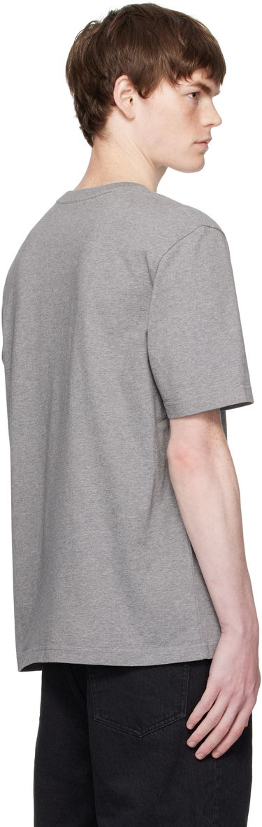 Tričko MAISON KITSUNÉ Maison Kitsuné Fox Head Patch Comfort T-Shirt Šedá | PM00108KJ7025, 2