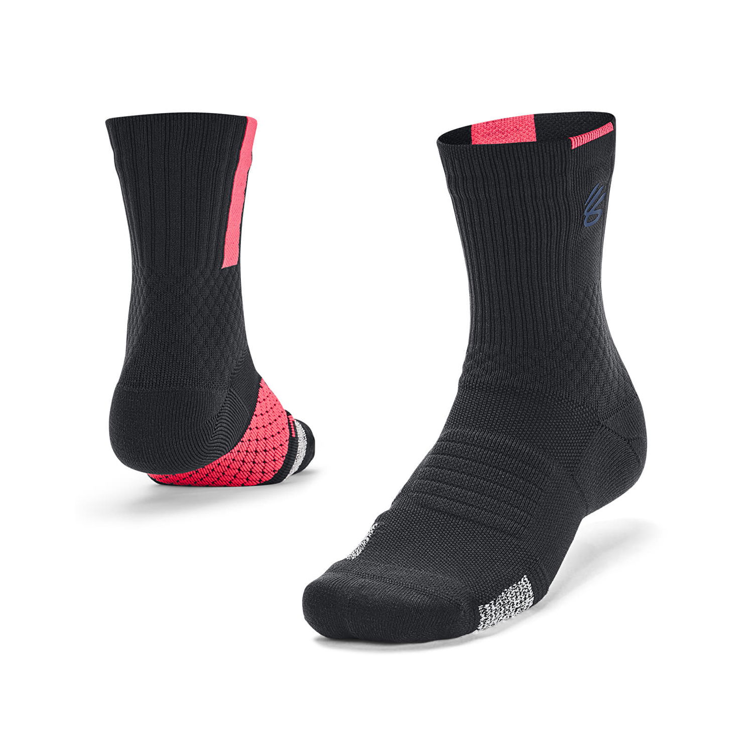 Ponožky Under Armour Socks Curry Ua Ad Playmaker 1P Mid Black Čierna | 1376231-001, 0