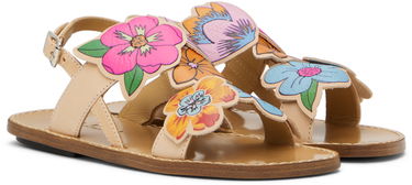 Starostlivosť o obuv Marni Marni Kids Flower Sandals Béžová | 79567, 3