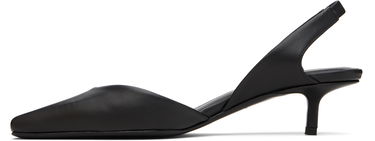 Starostlivosť o obuv Loulou de Saison Loulou de Saison Akila LDS Leather Slingback Heels Čierna | AKILA LDS, 2