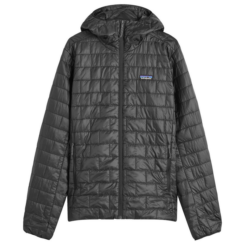 Prešívaná bunda Patagonia Nano Puff Hooded Jacket Size Small Čierna | 84223-BLK