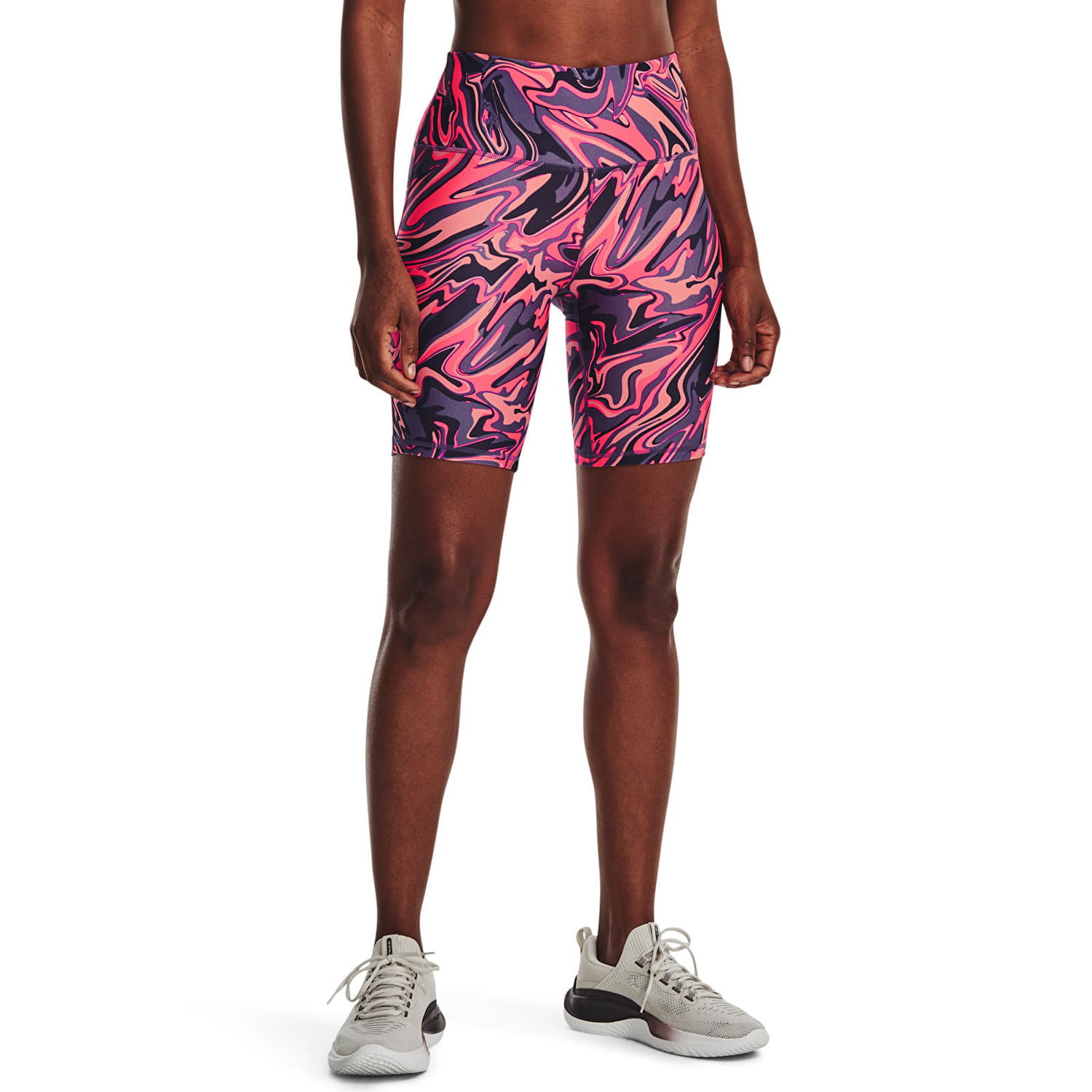 Šortky Under Armour Armour Aop Bike Short Pink Ružová | 1372143-603, 0