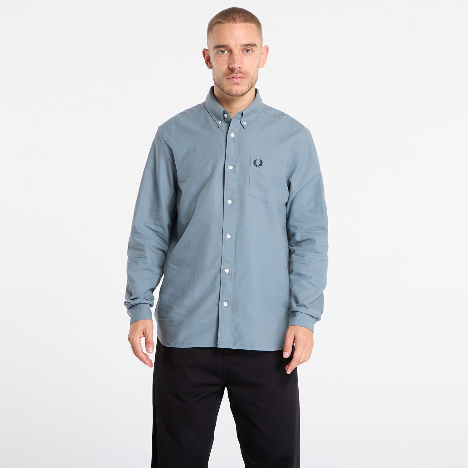 Košeľa Fred Perry Oxford Shirt Modrá | M5516 Z20, 0