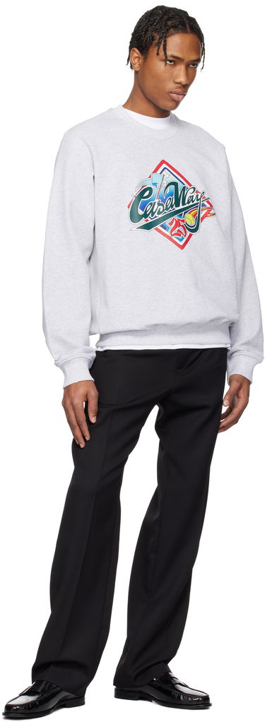 Sveter Casablanca Casablanca 'Casa Way' Sweatshirt Šedá | MS25-JTP-293-02, 3