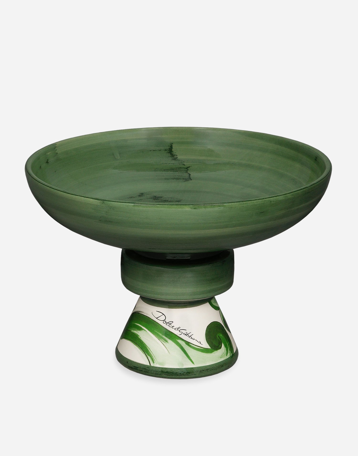 Home decor Dolce & Gabbana Dolce & Gabbana Ceramic Serving Platter Zelené | TCC189TCACDUV001, 1