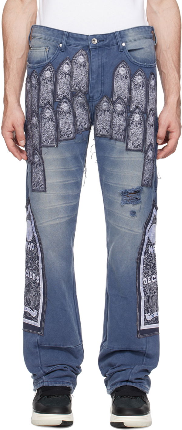 Džínsy Who Decides War Who Decides War Patch Trousers Rôznofarebný | 1120870013SS24