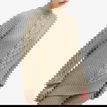 Sveter Max Mara Acciaio Cable Knit Jumper Zelené | 2411361213600-005, 2