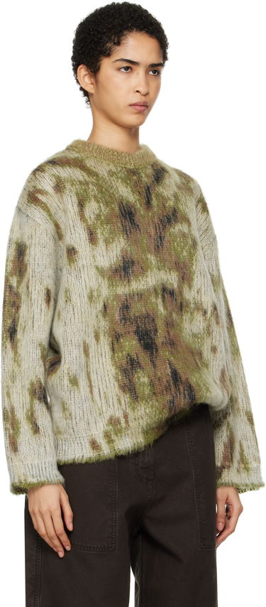 Sveter The Attico Attico Abstract Knit Sweater Zelené | 250WCK00115 KAC001AA, 1
