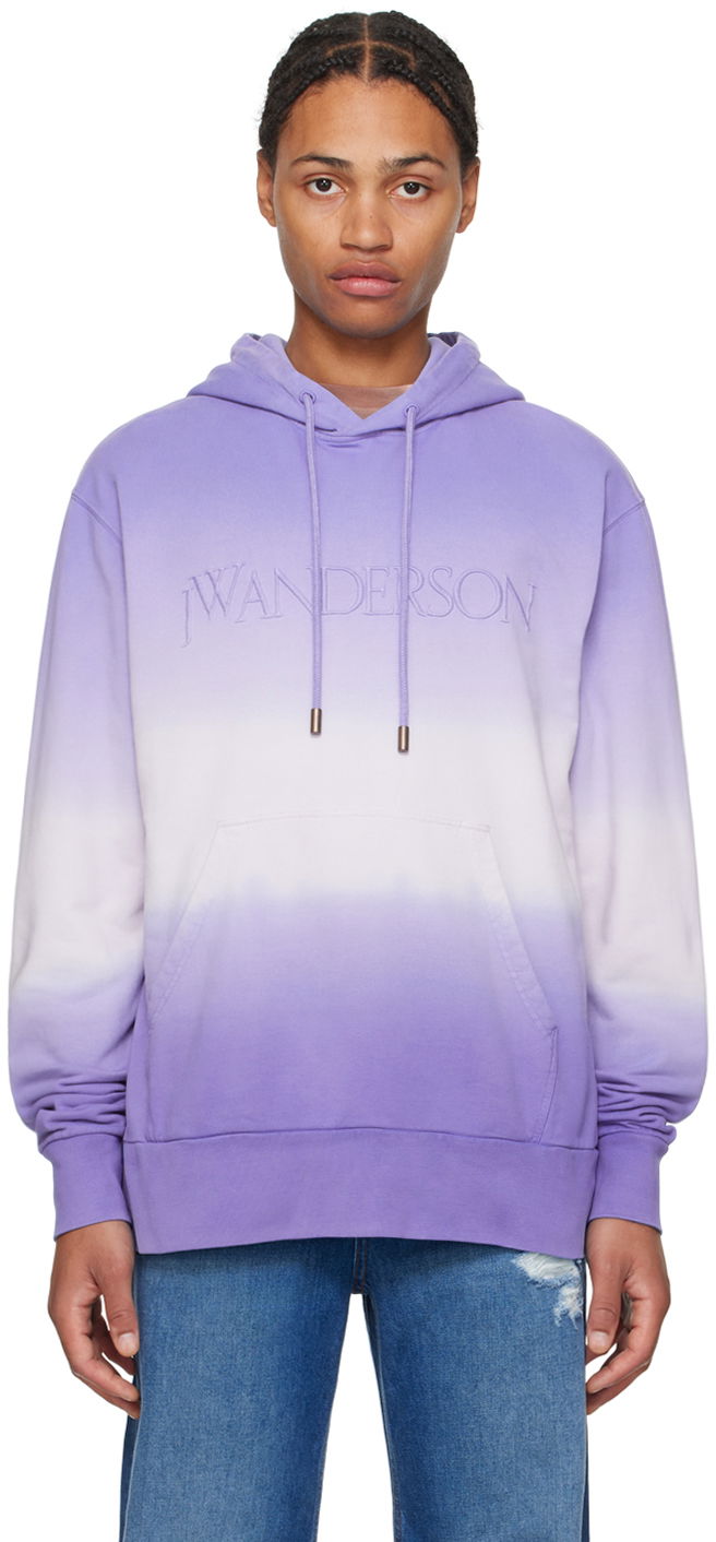 Mikina JW Anderson Purple Gradient Hoodie Fialová | JW0192-PG1632, 0
