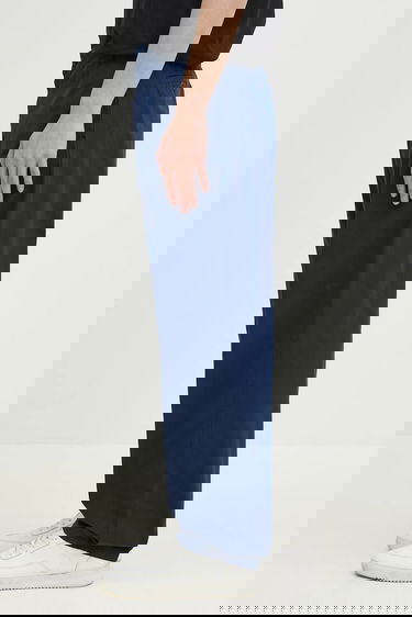 Nohavice Carhartt WIP Calder Simple Cotton Wide-Leg Pant Modrá | I033128.E7GD, 1