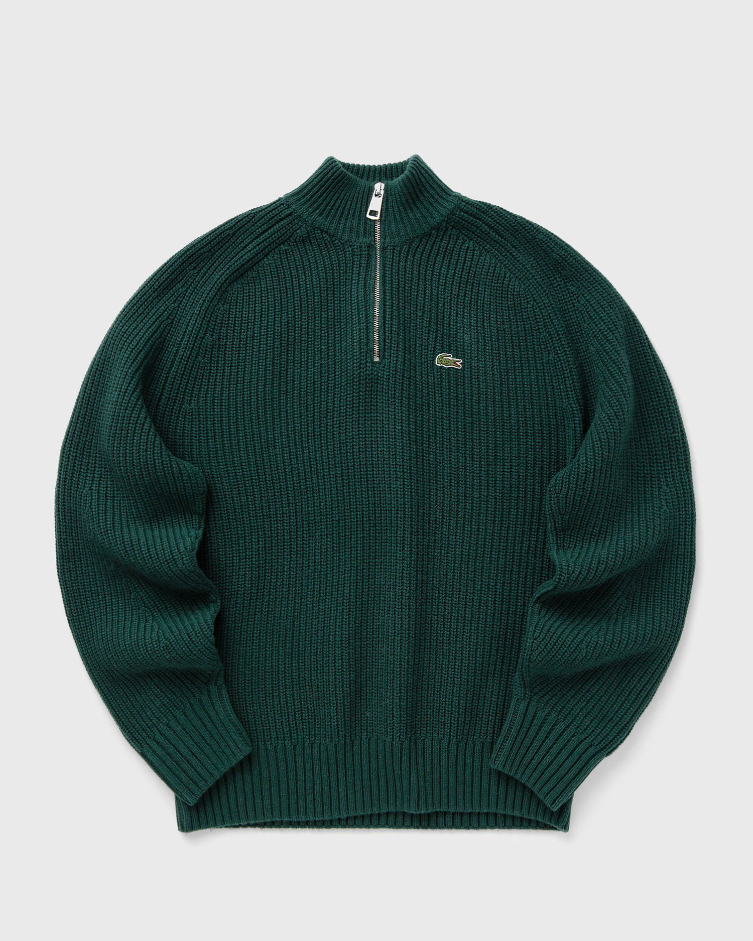 Sveter Lacoste Green Half-Zip Knitted Sweater Zelené | AH3134-YZP, 0