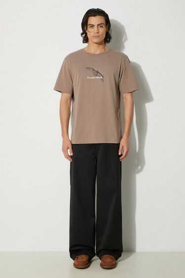 Tričko Filling Pieces Handshake T-Shirt With Print Béžová | 74413631407, 1